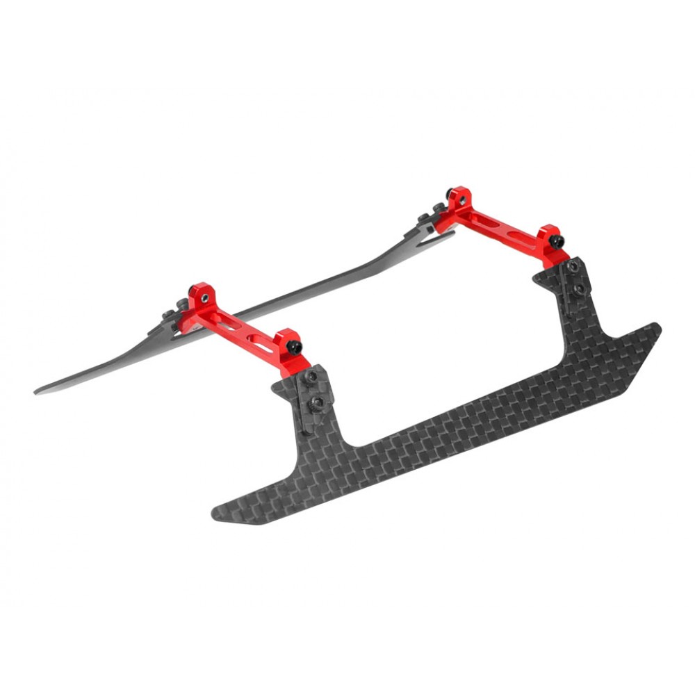 Low Profile Carbon Fiber Landing Gear "U" Style (RED) - GOOSKY S2