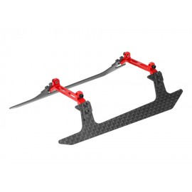 Low Profile Carbon Fiber Landing Gear "U" Style (RED) - GOOSKY S2