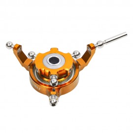 CNC Aluminum Swashplate (GOLD)(For MH Triple Blade Conversion Set GOOSKY S2 / MAX)