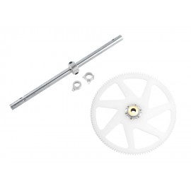 Titanium Main Shaft/CNC Delrin Main Gear/Auto-Rotation Hub Set - WALKERA MASTER CP