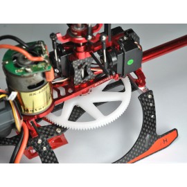 Titanium Main Shaft/CNC Delrin Main Gear/Auto-Rotation Hub Set - WALKERA MASTER CP