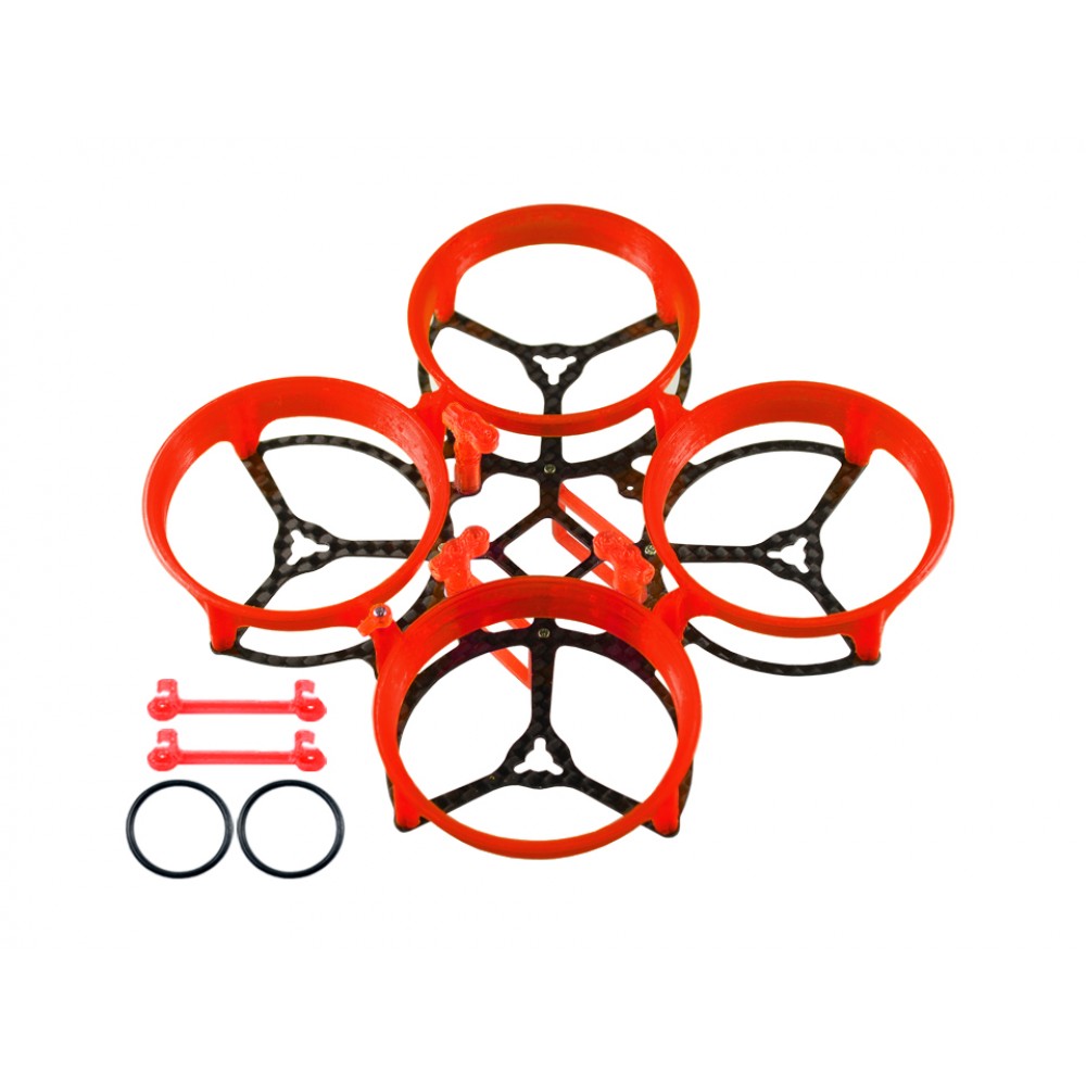 CNC Carbon Fiber W/ 3D Printing Ducted Style "D" Frame (RD) - MOBULA7 HD