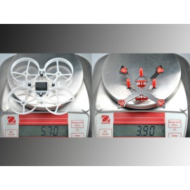 Carbon Fiber Frame Without Ducted (ORANGE) - MOBULA7