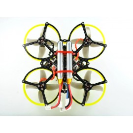 CNC Carbon Fiber w/ 3D Printing Ducted Style "D" Frame (RED) - MOBULA7