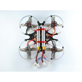 CNC Carbon Fiber w/ Aluminum Ducted Style "L" Frame (RED) - MOBULA7