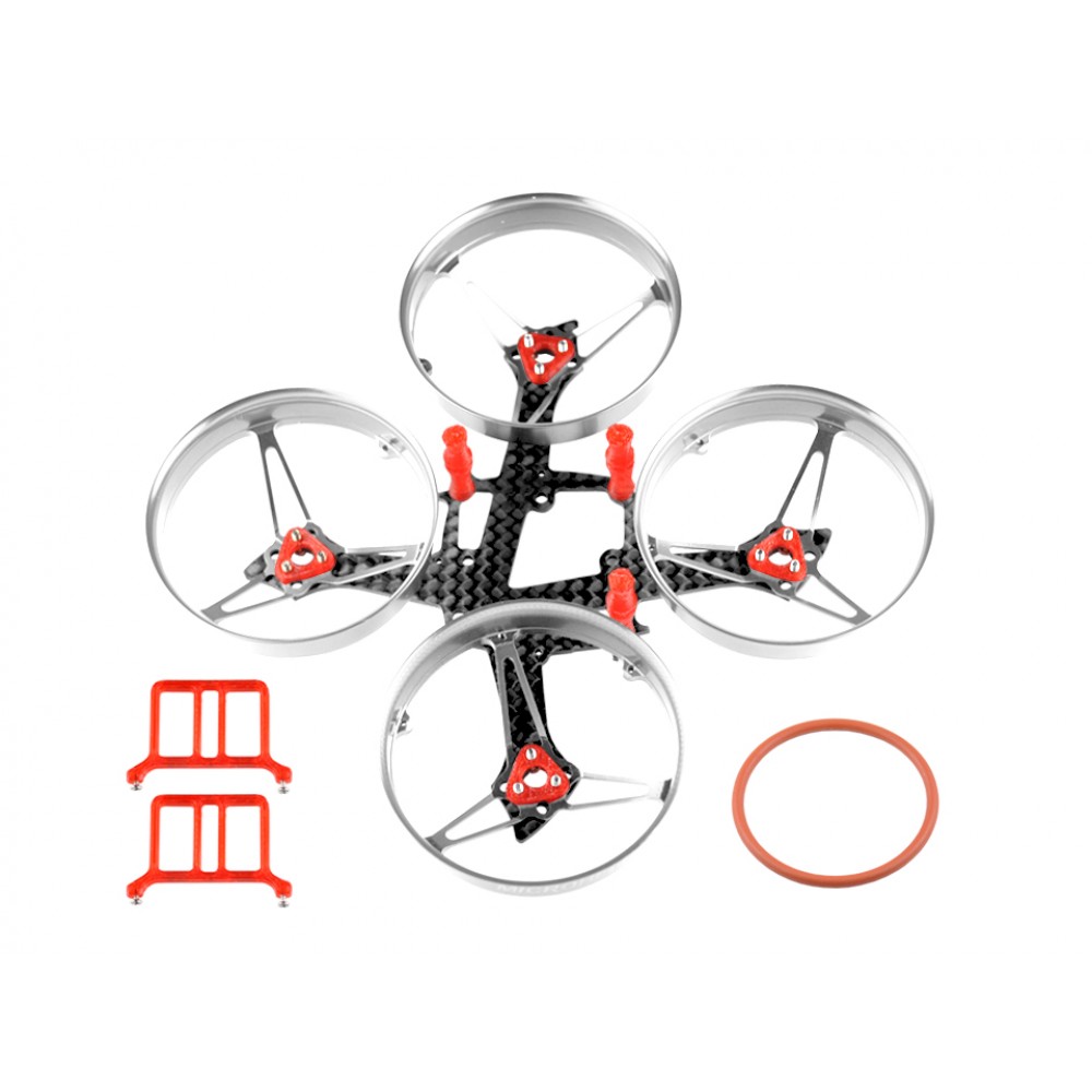 CNC Carbon Fiber w/ Aluminum Ducted Style "R" Frame - MOBULA7