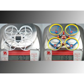 CNC Carbon Fiber w/3D Printing Ducted Frame - MOBULA7