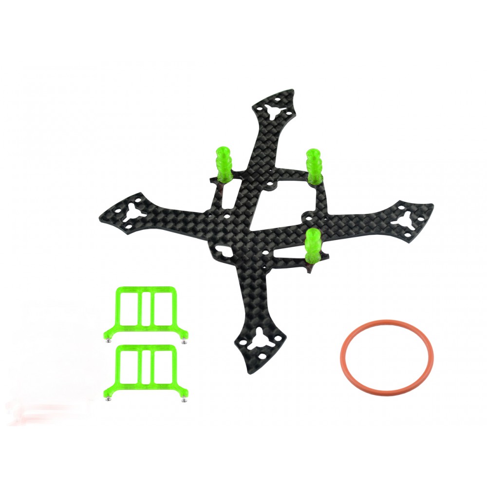 Carbon Fiber Frame Without Ducted (GREEN) - MOBULA7