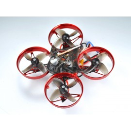 CNC Carbon Fiber w/ Aluminum Ducted Style "R" Frame (RED) - MOBULA7