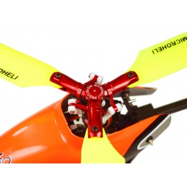 CNC Triple Carbon Plastic Blades Conversion Set (RED) - OMP HOBBY M1 / EVO