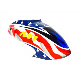 Airbrush Fiberglass USA Flag Canopy - OMP HOBBY M1 / EVO