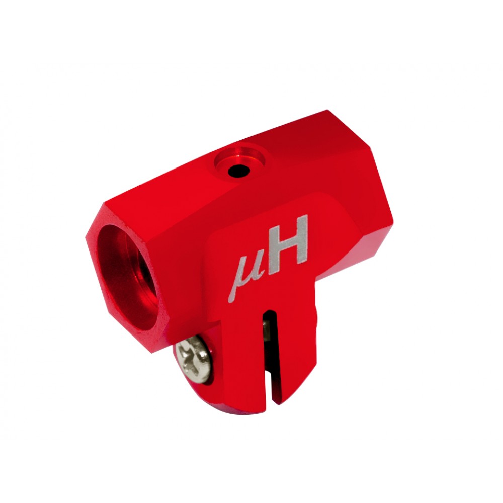 Precision CNC Aluminum Main Rotor Hub (RED) - OMP Hobby M1 / EVO