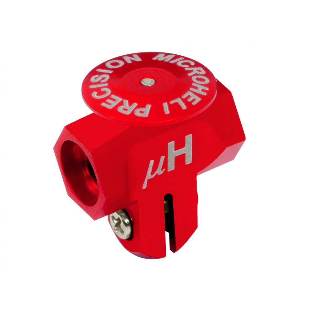 Precision CNC Aluminum Main Rotor Hub W/ Button (RED) - OMP Hobby M1 / EVO