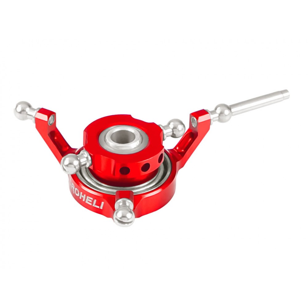 Precision CNC Aluminum Swashplate (RED) - OMP Hobby M1 / EVO