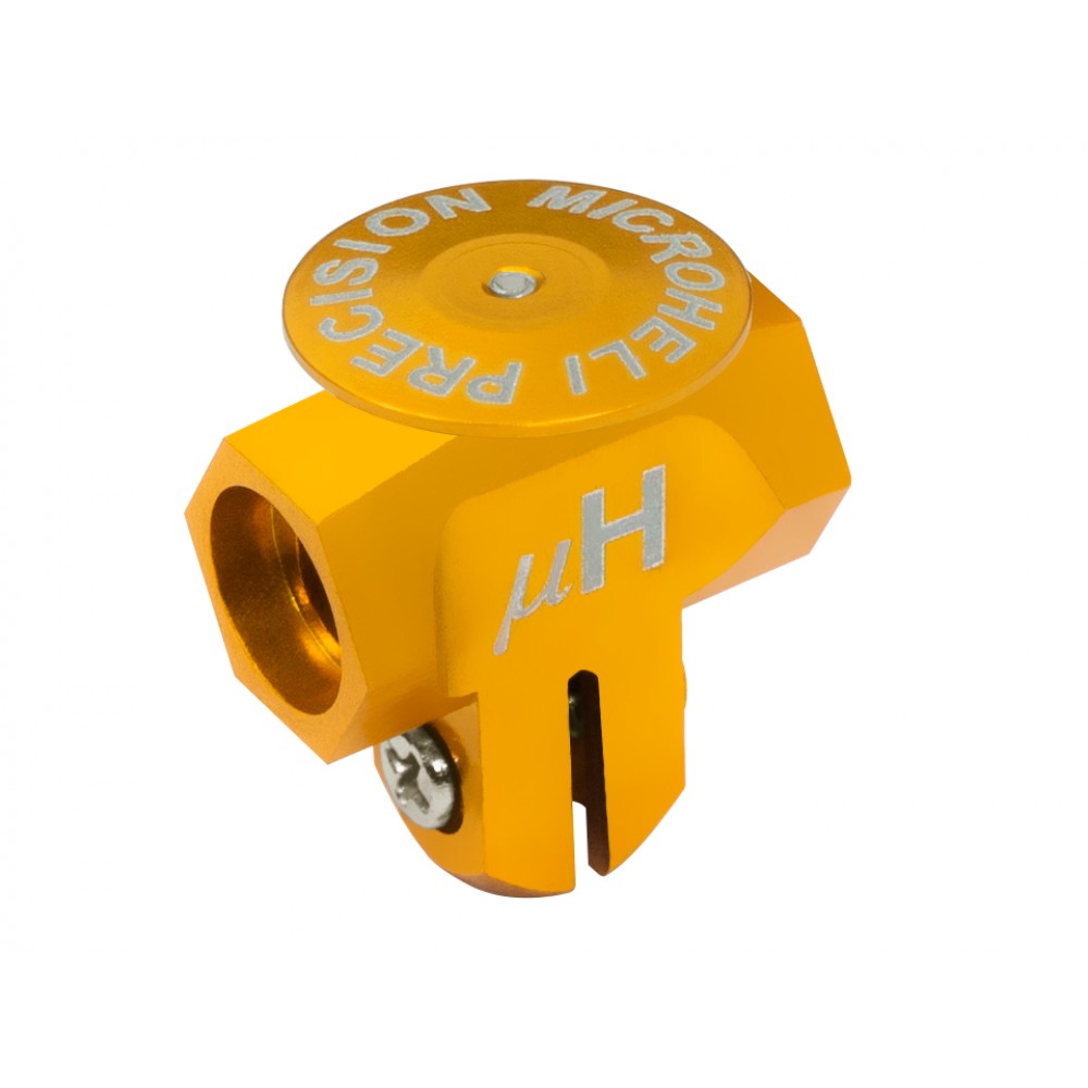 Precision CNC Aluminum Main Rotor Hub W/ Button (GOLD) - OMP Hobby M1 / EVO