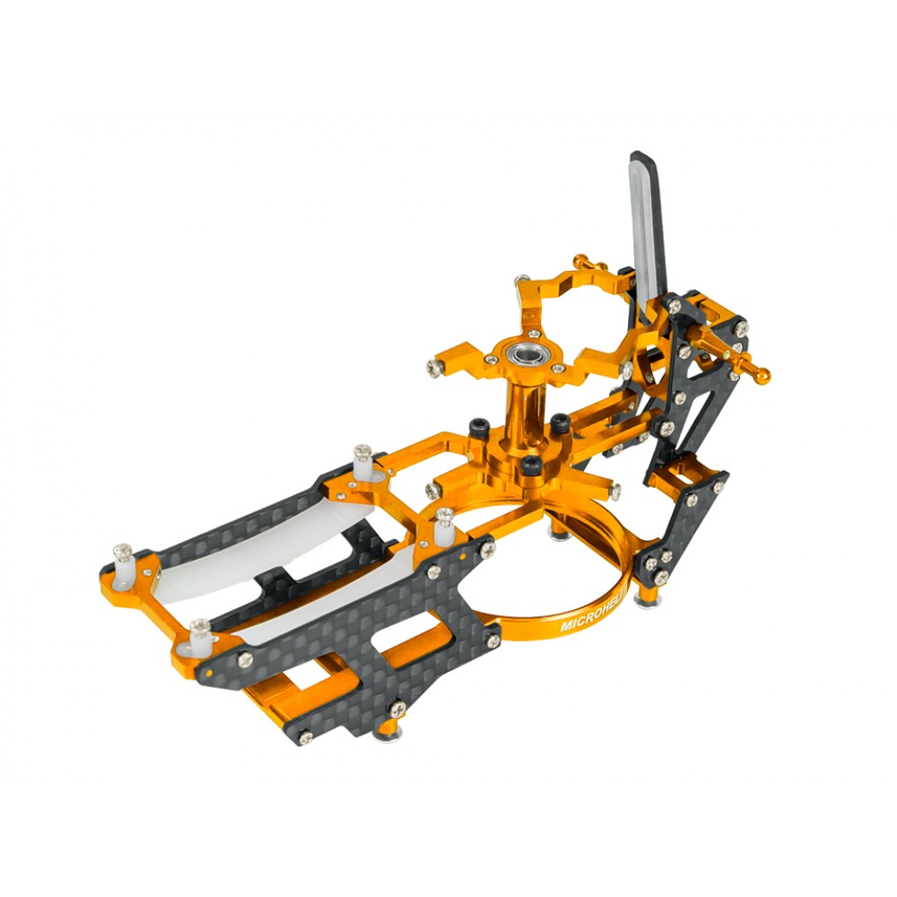 Aluminum/Carbon Fiber Main Frame (GOLD) - OMP HOBBY M1 Aluminum/Carbon Fiber Main Frame (GOLD) - OMP HOBBY M1