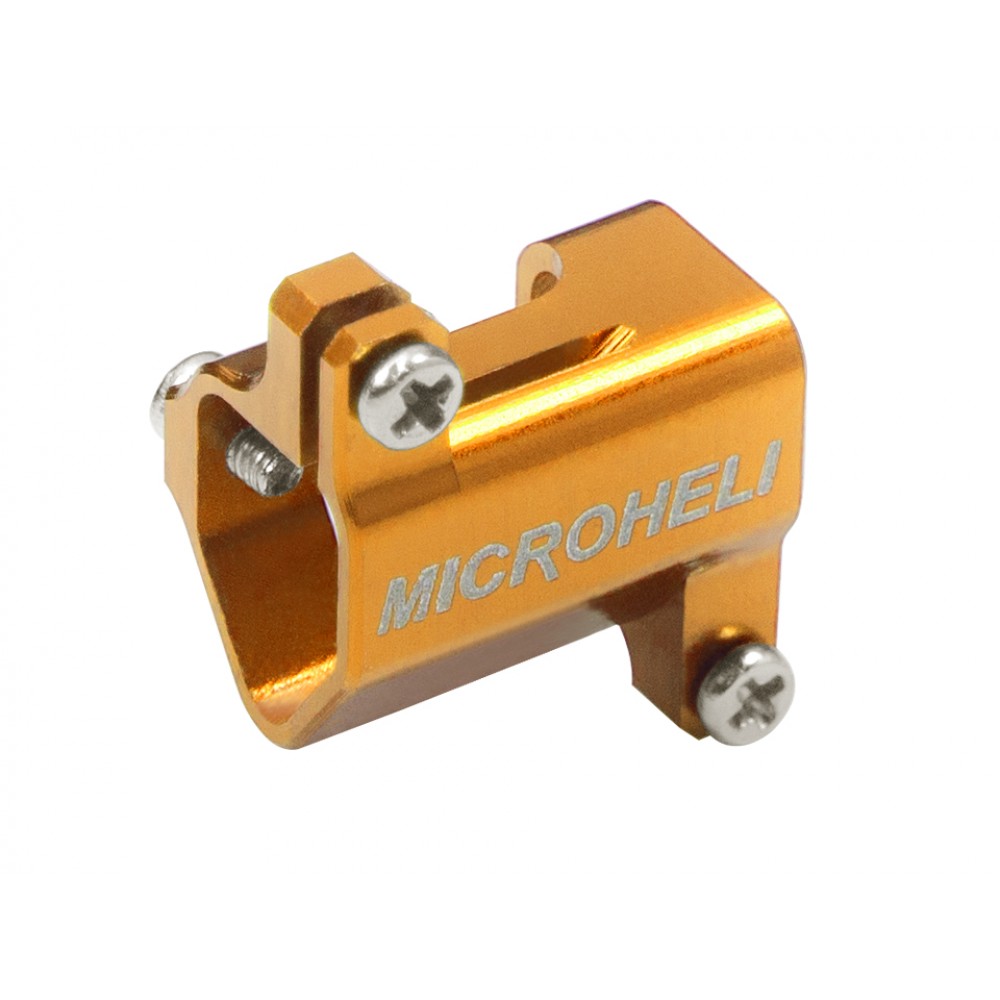 Aluminum Tail Motor Mount (GOLD)(for MH-OMM1225 - OMP Hobby M1)