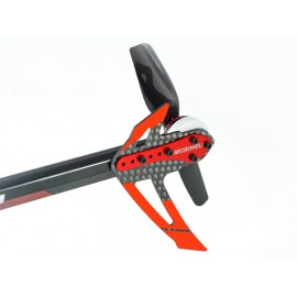 Adjustable Tail Motor Mount w/ Fin Set (GOLD) - OMP Hobby M2 V2 / EXP / EVO / MK2