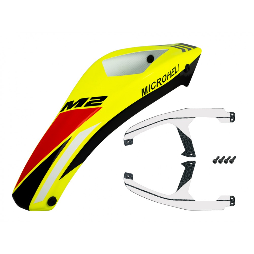 Airbrush Fiberglass King Cobra Canopy - OMP Hobby M2 EVO / MK2