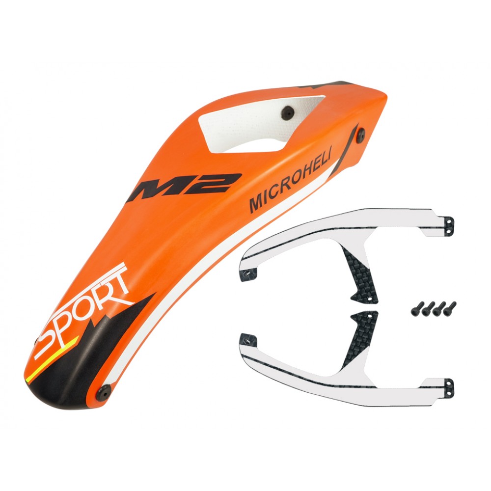 Airbrush Fiberglass King Cobra Canopy (OR) - OMP Hobby M2 EVO / MK2