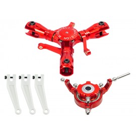 CNC Aluminum Triple Blade Conversion Set (RED)(For MH-M2EV101T Series)
