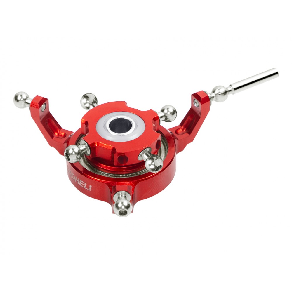 Precision CNC Aluminum Swashplate (RED) - OMP Hobby M2 EVO