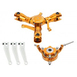 CNC Aluminum Triple Blade Conversion Set (GOLD)(For MH-M2EV201T Series)