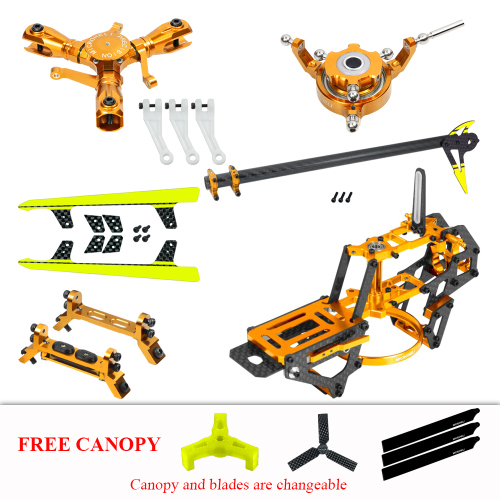 CNC Triple Blades Performance Package (GOLD) - OMP Hobby M2 V2 / EXP