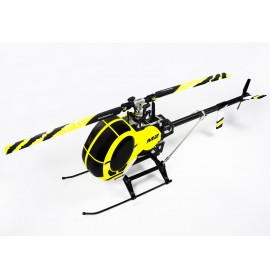 Airbrush Fiberglass Hughes 300 Scale w/ Landing Gear (OR) - OMP Hobby M2 V2 / EXP / EVO / MK2