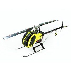 Airbrush Fiberglass Hughes 300 Scale w/ Landing Gear (OR) - OMP Hobby M2 V2 / EXP / EVO / MK2