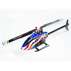 Aluminum Main Blade Grip w/ Thrust Bearing (RED) - OMP Hobby M2 V1/V2/EXP/EVO