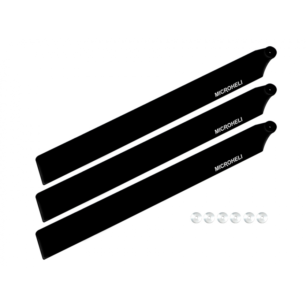 Carbon Plastic Triple Main Blade (For MH Triple Blade Conversion Set)