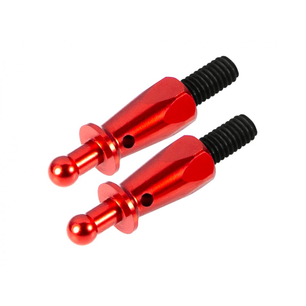 Aluminum Canopy Mount set (RED) - OMP Hobby M2 V1 / V2 / EXP / EVO / MK2