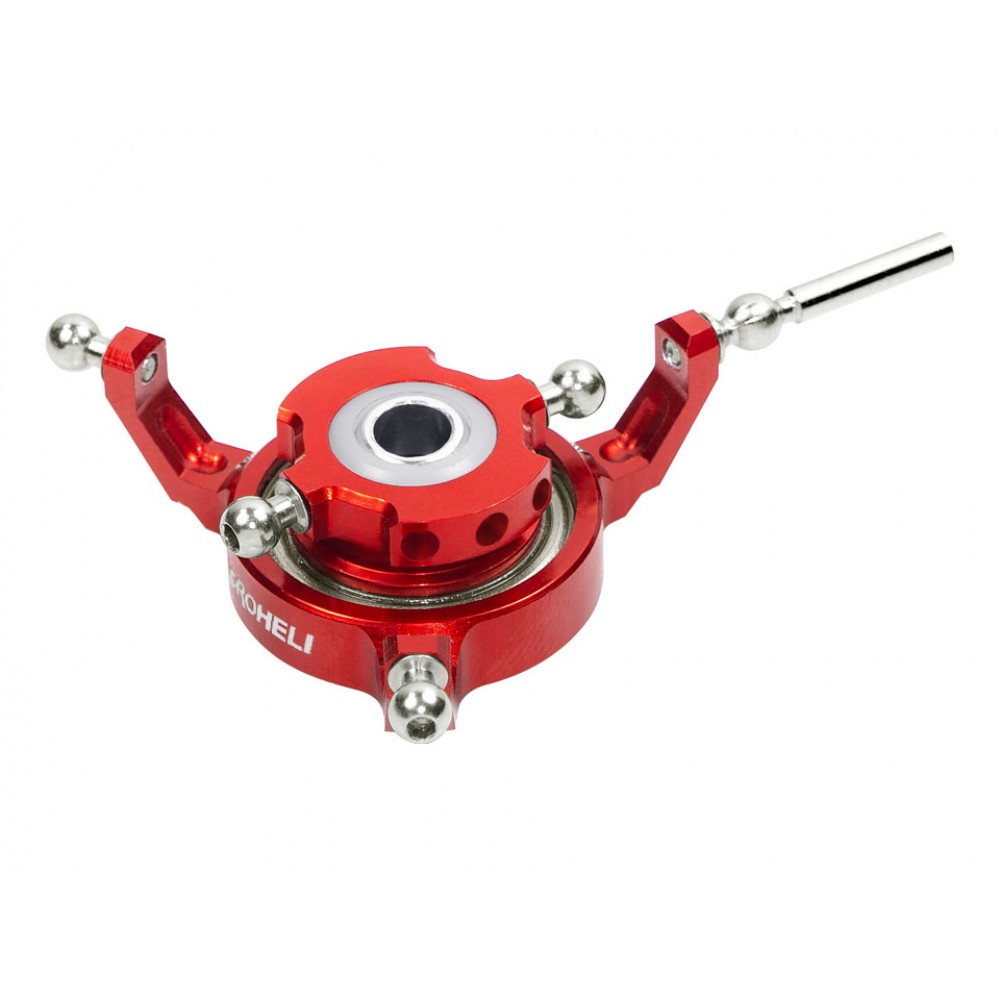 Precision CNC Aluminum Swashplate (RED) - OMP Hobby M2 V1/V2/EXP