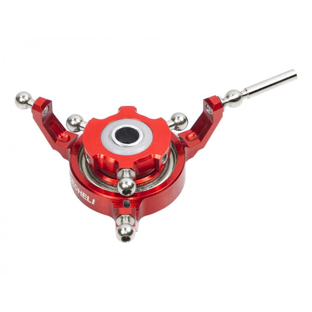 CNC Aluminum Swashplate (RED)(For MH Triple Blade Conversion Set OMP M2)