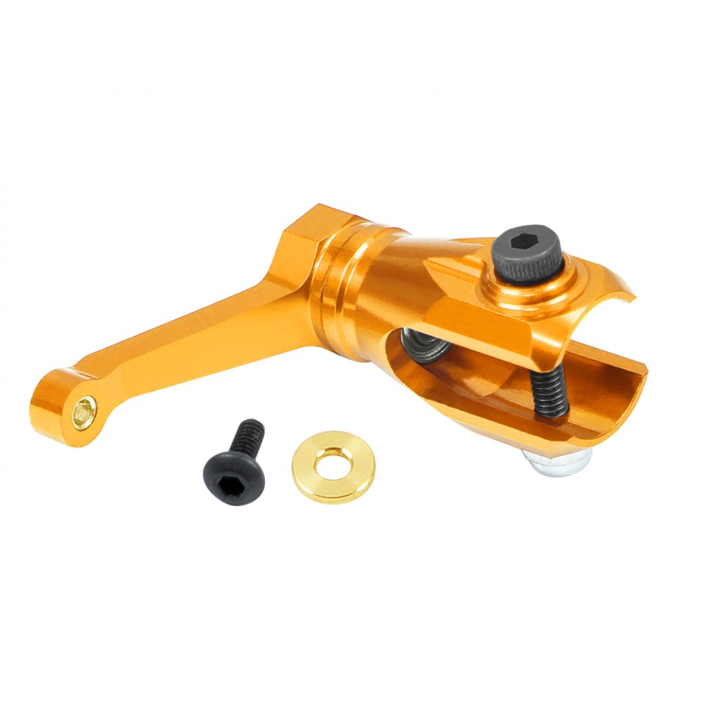 CNC Aluminum Main Blade Grip (GOLD)(For MH Triple Blade Conversion Set OMP M2)