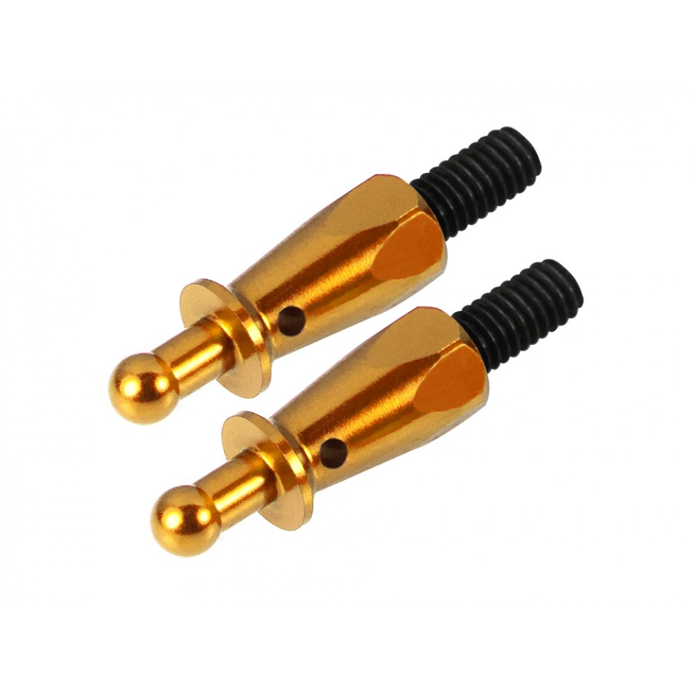 Aluminum Canopy Mount set (GOLD) - OMP Hobby M2 V1 / V2 / EXP / EVO / MK2