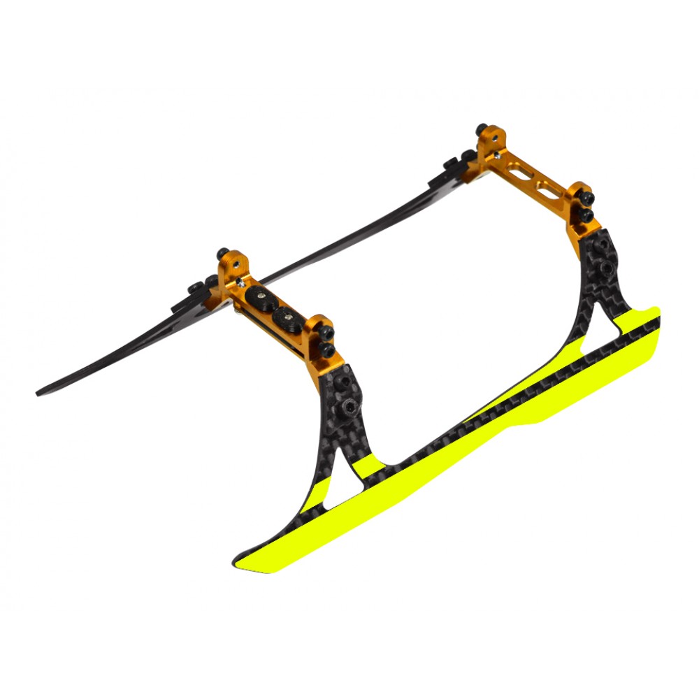 Aluminum/Carbon Fiber Landing Gear "A" Style (GOLD) - OMP Hobby M2 V2 / EXP / EVO / MK2