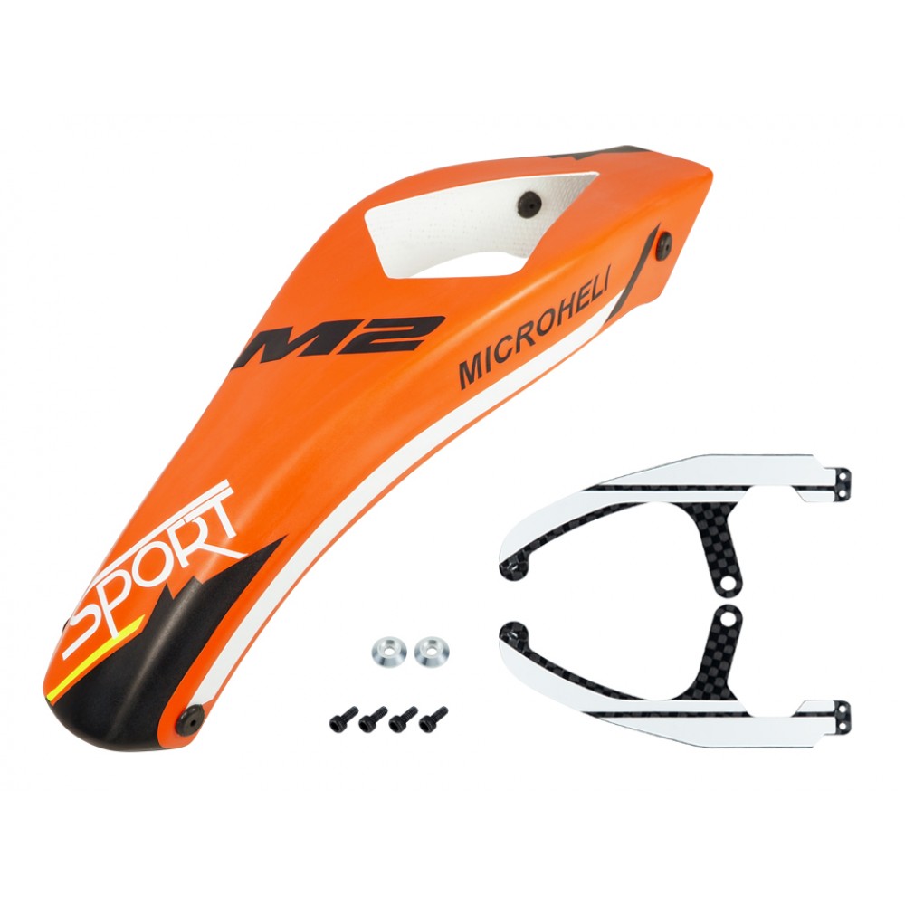 Matte Airbrush Fiberglass King Cobra Canopy (OR) - OMP Hobby M2 V2 / EXP