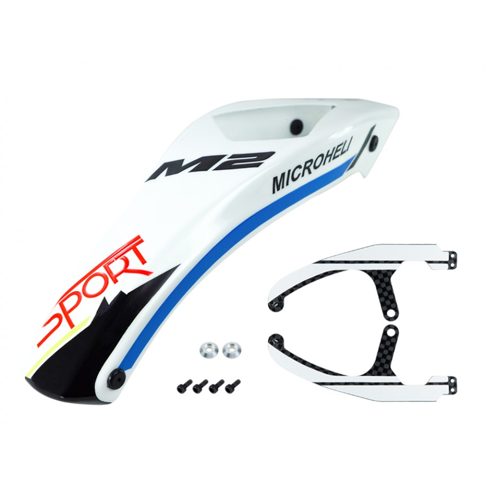 Airbrush Fiberglass King Cobra Canopy (WT) - OMP Hobby M2 V2 / EXP