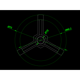 PLA 3D Printed Swashplate Leveler (PP) - BLADE 550X