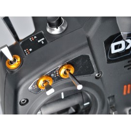 Aluminum Transmitter Switch Nuts (RED) for Spektrum DX Series