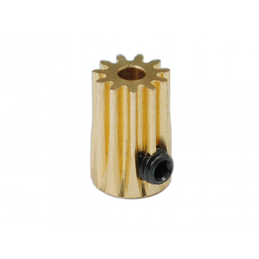 CNC Brass Pinion 11T 0.5M 2.3/3.0mm Bore