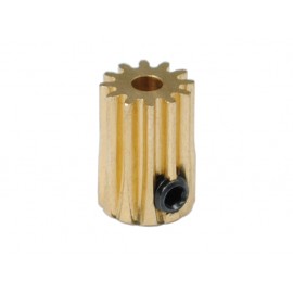 CNC Brass Pinion 12T 0.5M 2.3/3.0mm Bore