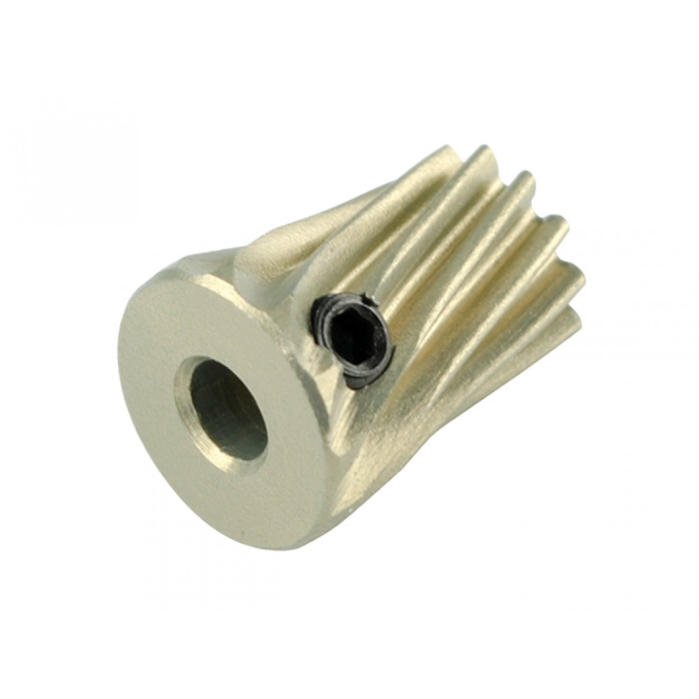 Aluminum Helical Pinion 12T 0.5M 3.17mm
