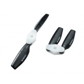 Plastic Folding 2-Blade Propeller 4045 CW/CCW w/Bracket (BLACK)