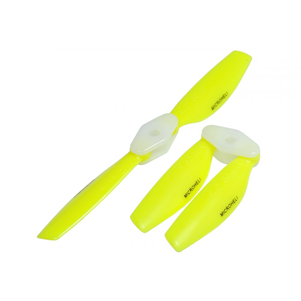 Plastic Folding 2-Blade Propeller 5045 CW/CCW w/Bracket (YELLOW)