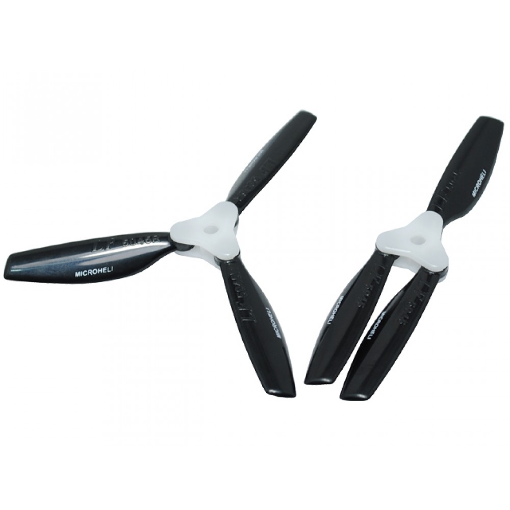 Plastic Folding 3-Blade Propeller 5045 CW/CCW w/Bracket (BLACK)