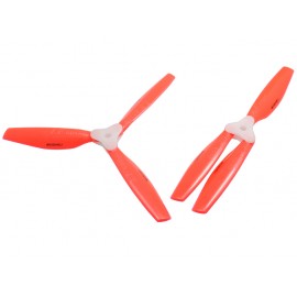 Plastic Folding 3-Blade Propeller 6045 CW/CCW w/Bracket (ORANGE)