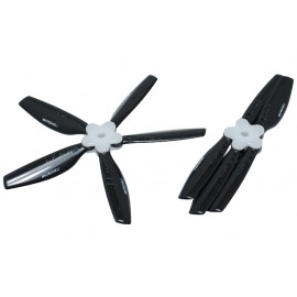 Plastic Folding 5-Blade Propeller 5045 CW/CCW w/Bracket (BLACK)